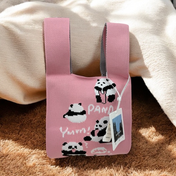 NWT Pinky Panda Stylish Essentials Handheld Bag - Picture 1 of 8
